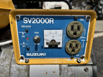 エンジン発電機 スズキ SV2000R