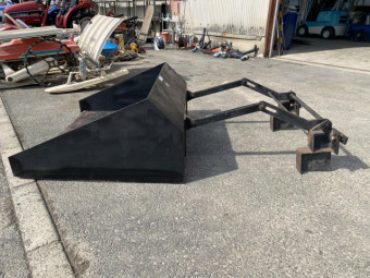 フォークリフト用除雪バケット メーカー不明 型式不明