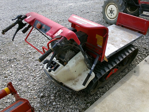 キャニコムクローラー 運搬車 手動ダンプ ピンクレディー