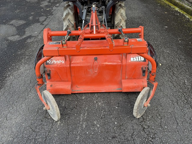 GB170 トラクター オレンジ色 リアロータリー付き Tractors KUBOTA