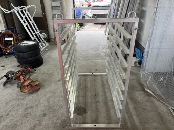 アルミ苗コンテナ収納棚 ER-32