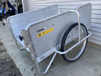 収穫用台車 折りたたみ式リヤカー HK100