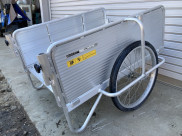 収穫用台車 折りたたみ式リヤカー HK100