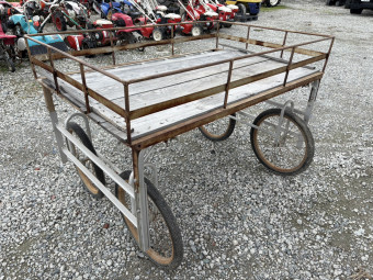 アルミ収穫台車