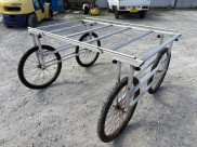 アルミ収穫台車